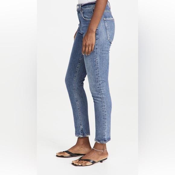 NWT - AGOLDE Toni Jean in Dime - Size 32 - Picture 2 of 5